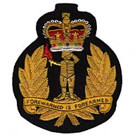 Roral Observer Corps Wire Blazer Badge